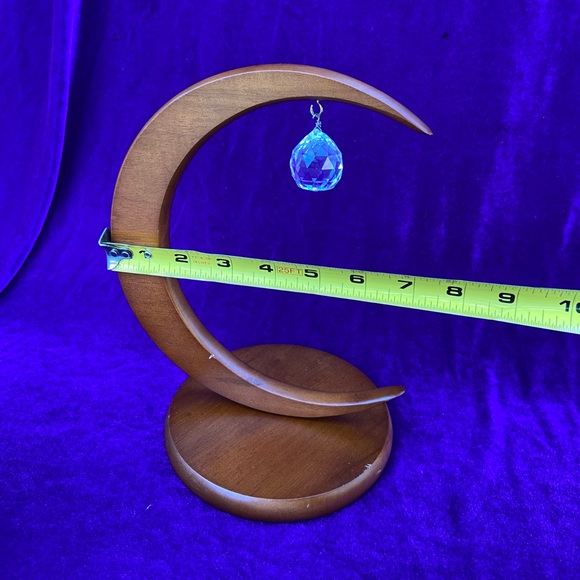 Vintage wooden moon decor - Picture 6 of 9